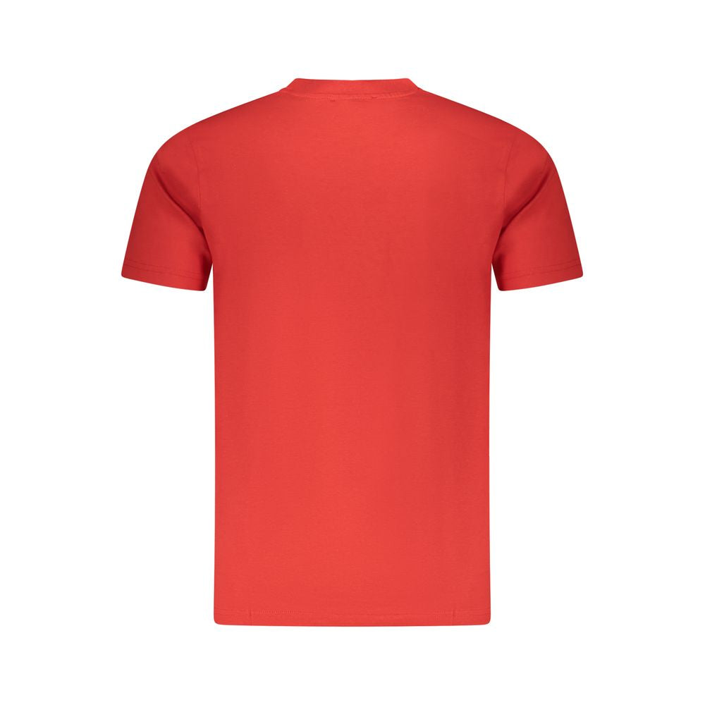 Rotes Herren-T-Shirt aus Baumwolle
