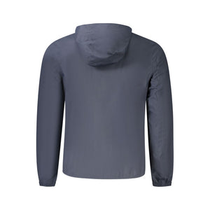 Blue Polyester Jacket