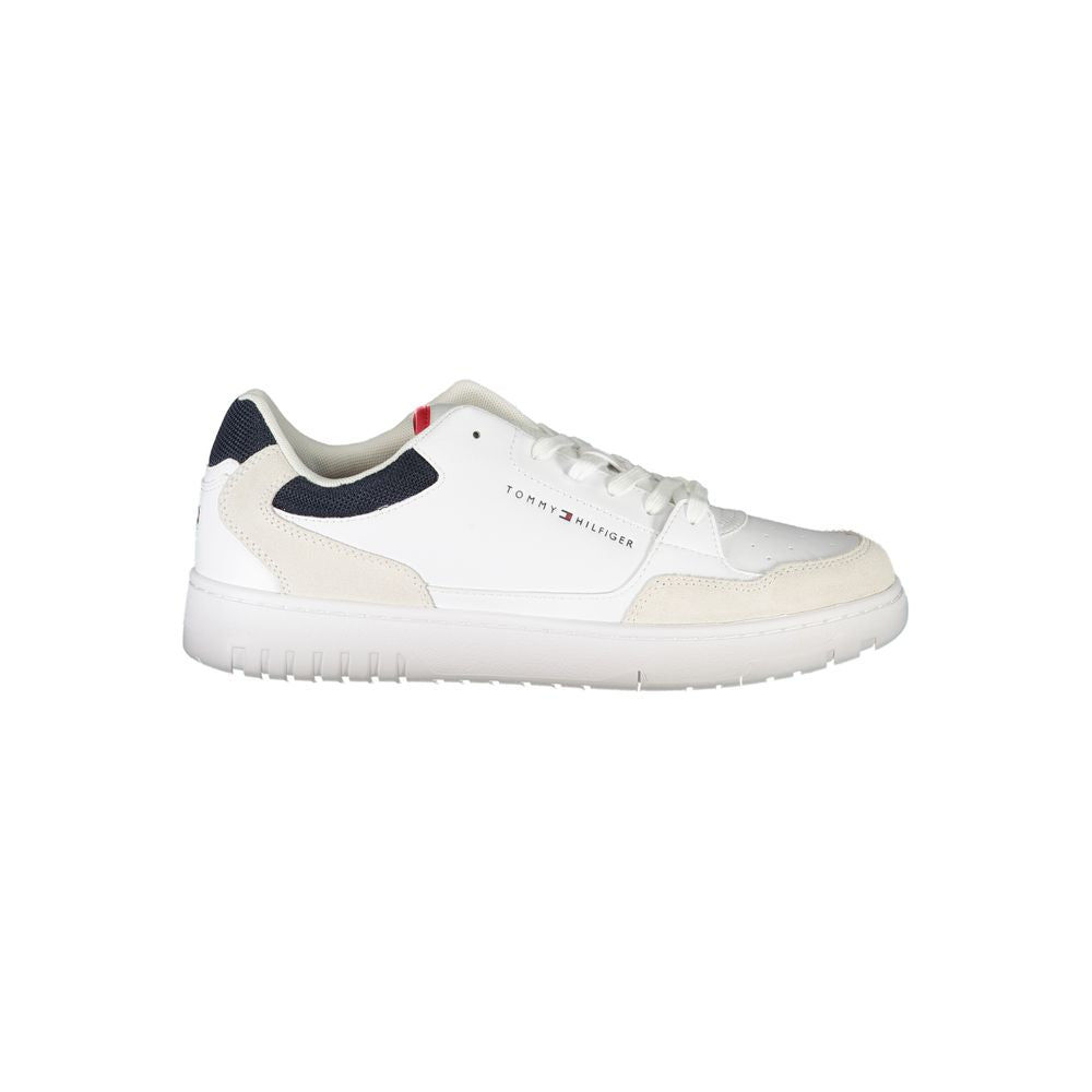 Weiße Leder Herren Sneaker