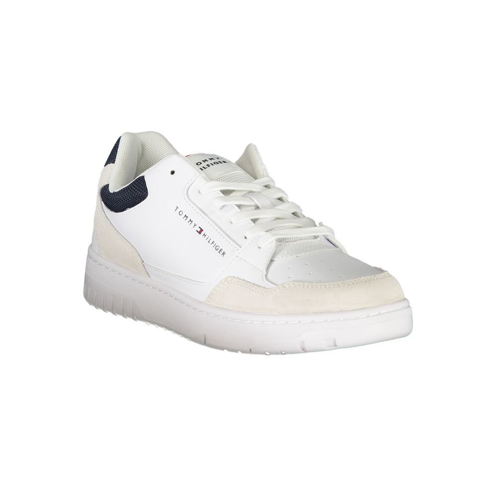 Weiße Leder Herren Sneaker