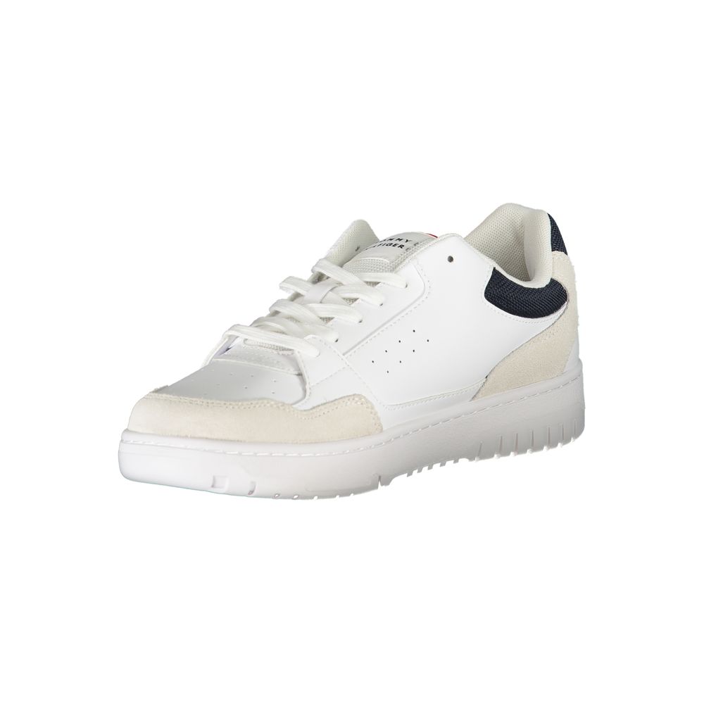 Weiße Leder Herren Sneaker