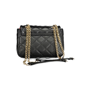 Schwarze Handtasche aus Polyethylen