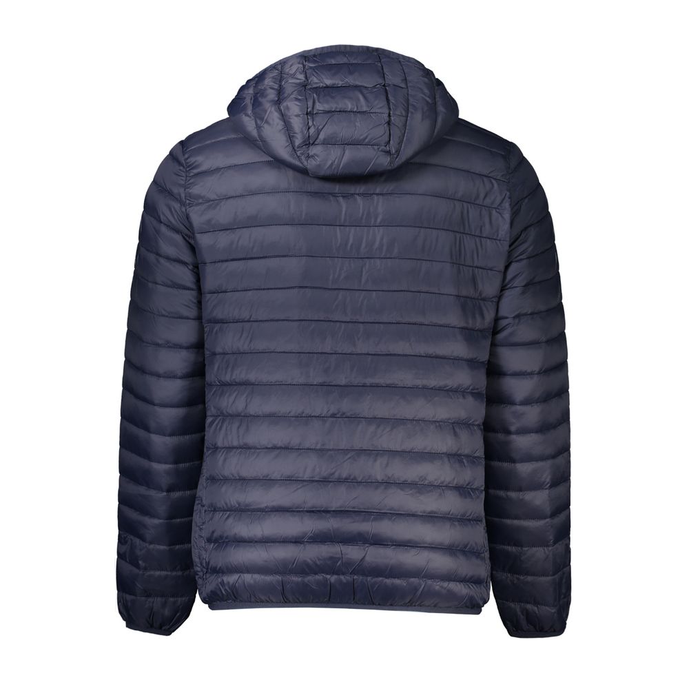 Blaue Polyamid-Herrenjacke