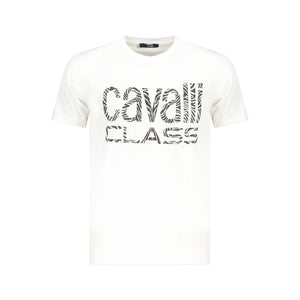 White Cotton Men T-Shirt
