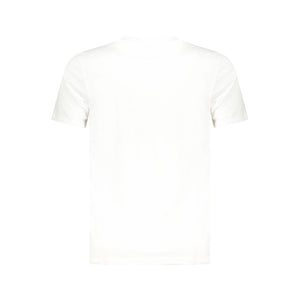 White Cotton Men T-Shirt