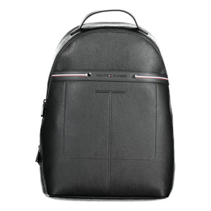 Schwarzer Polyethylen-Rucksack für Herren