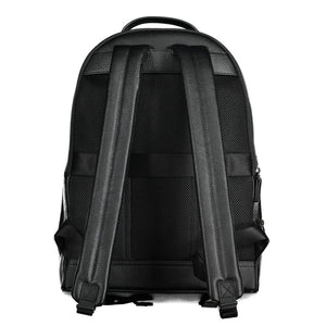 Schwarzer Polyethylen-Rucksack für Herren
