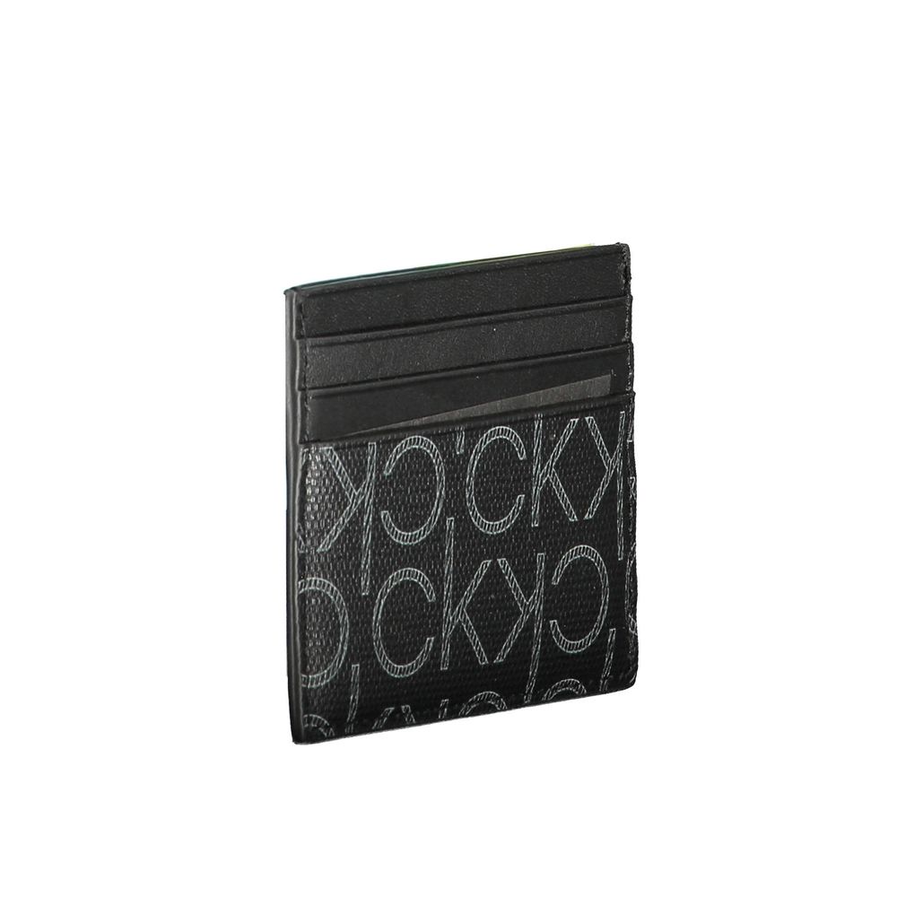 Schwarze Herrenbrieftasche aus Polyethylen