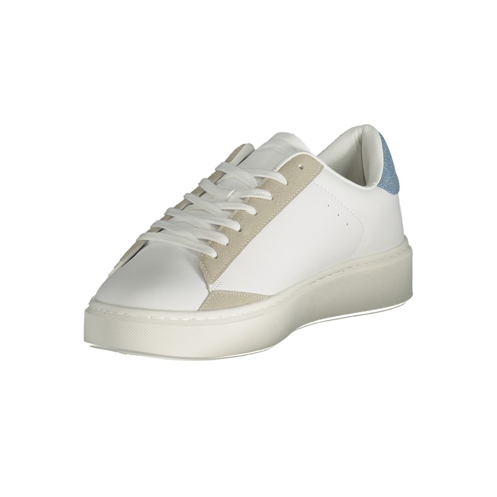 Weiße Polyester Herren Sneaker