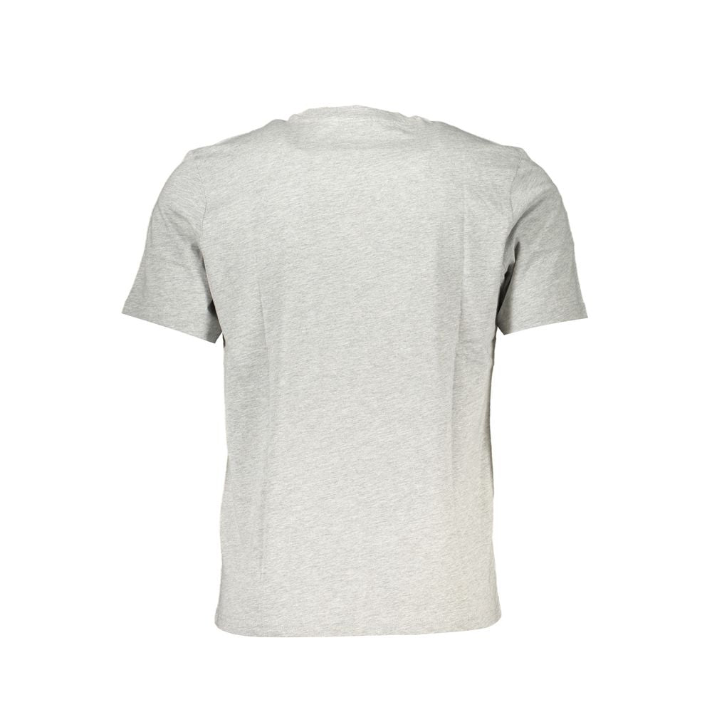Graues Baumwoll-T-Shirt