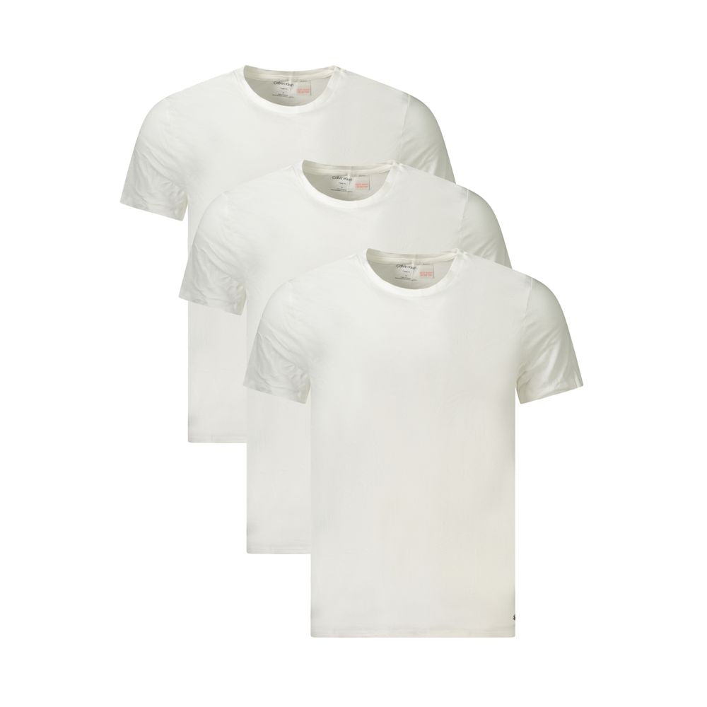 Weißes Herren-T-Shirt aus Baumwolle