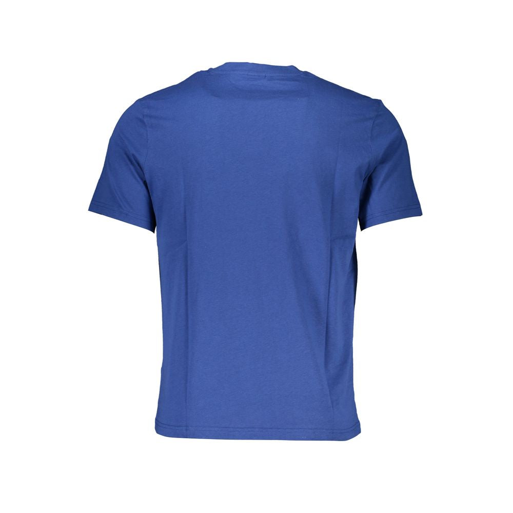 Blaues Baumwoll-T-Shirt
