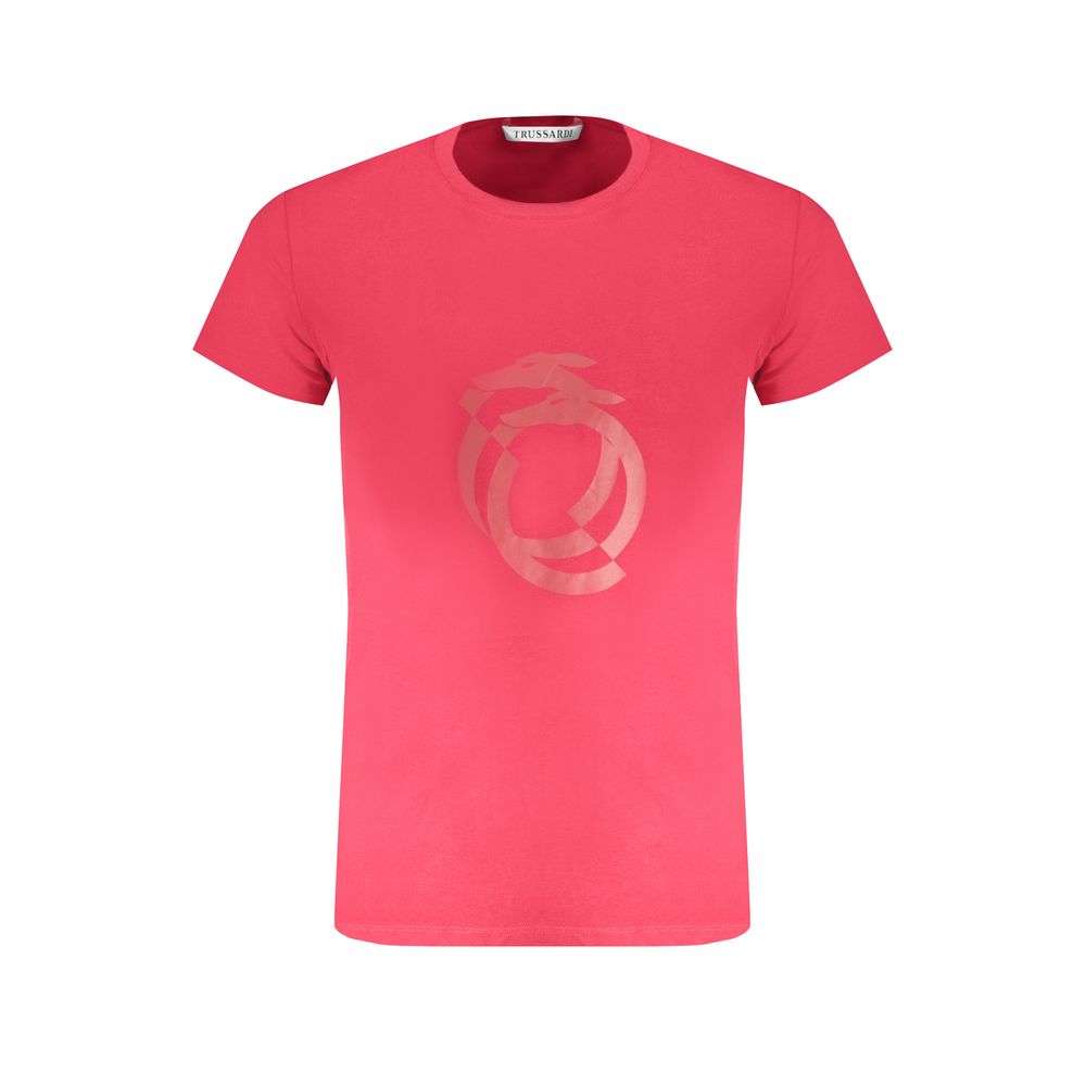 Rotes Baumwoll-T-Shirt