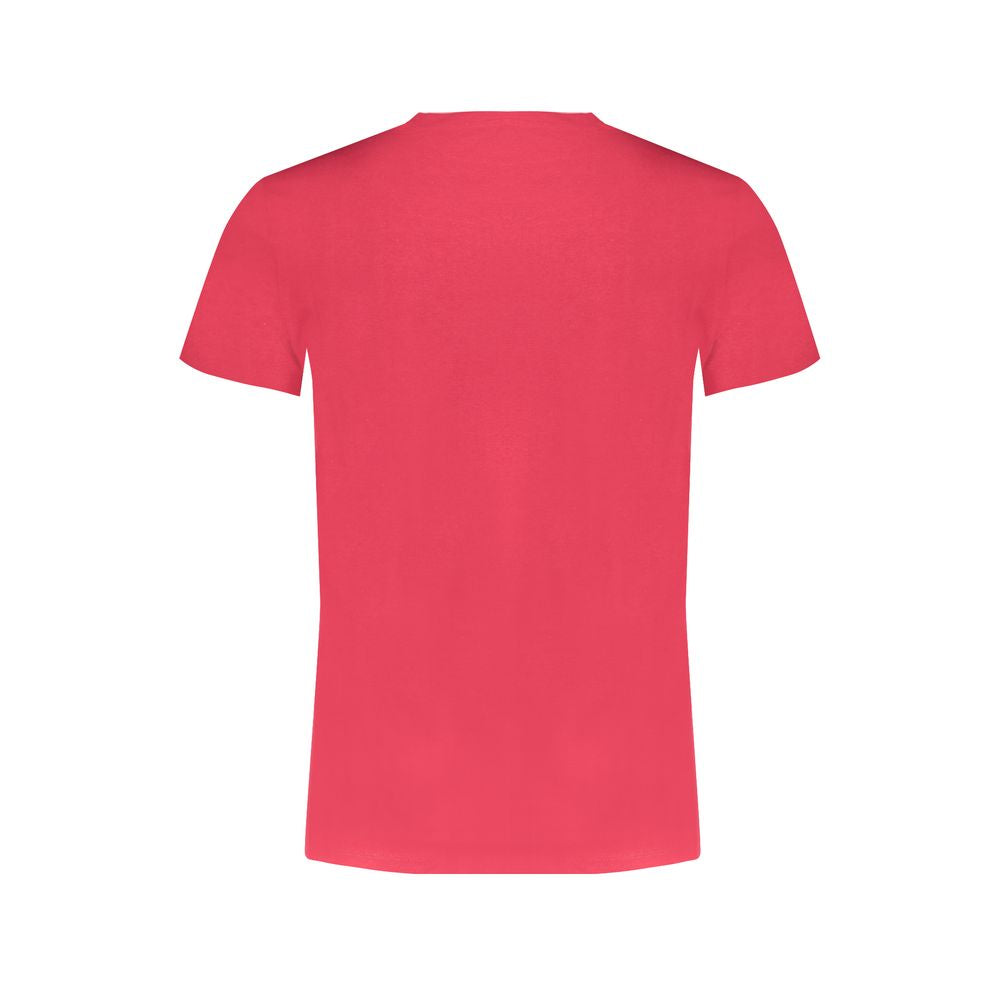 Rotes Baumwoll-T-Shirt