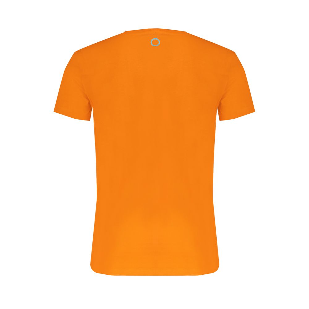 Orangefarbenes Baumwoll-T-Shirt