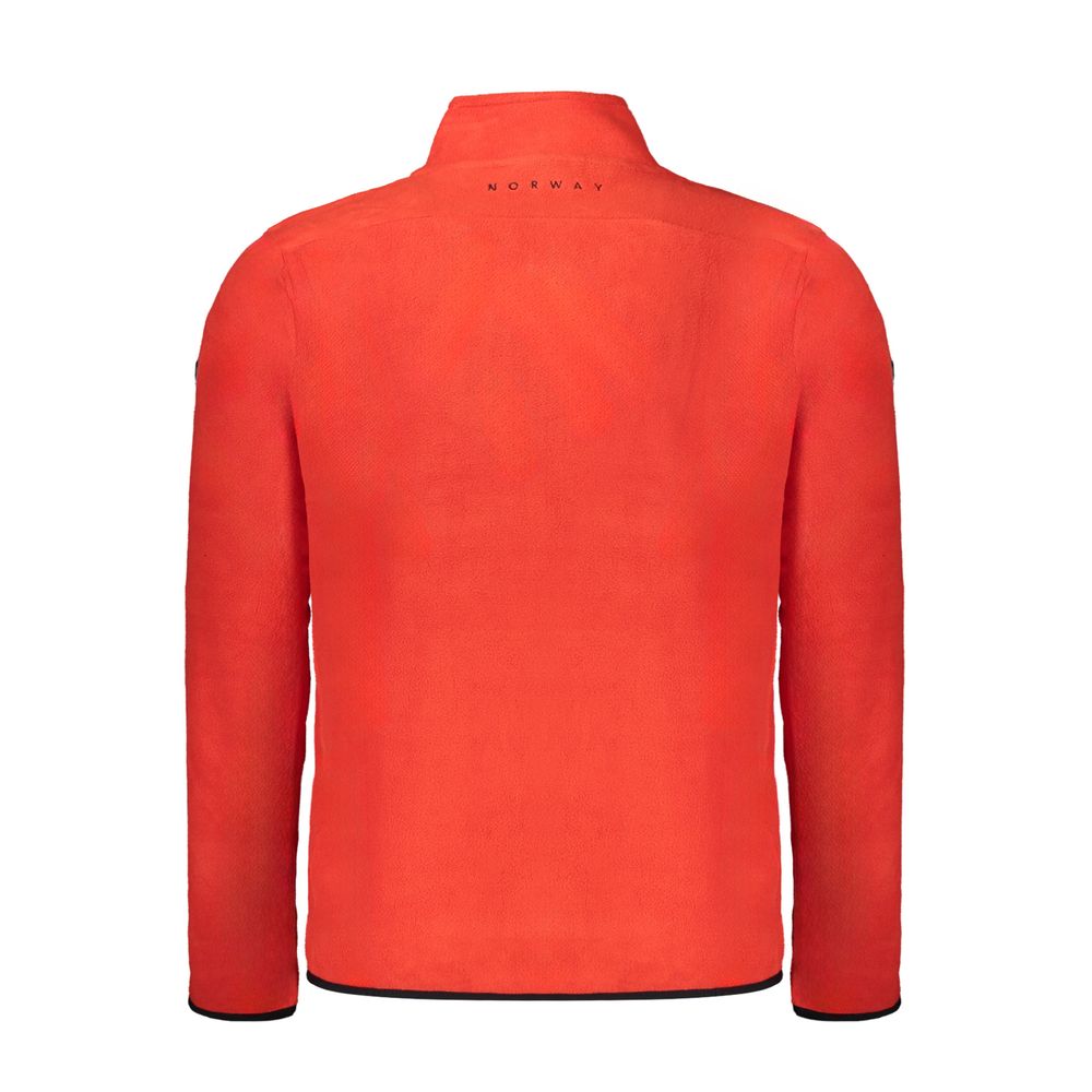 Roter Polyester-Herrenpullover