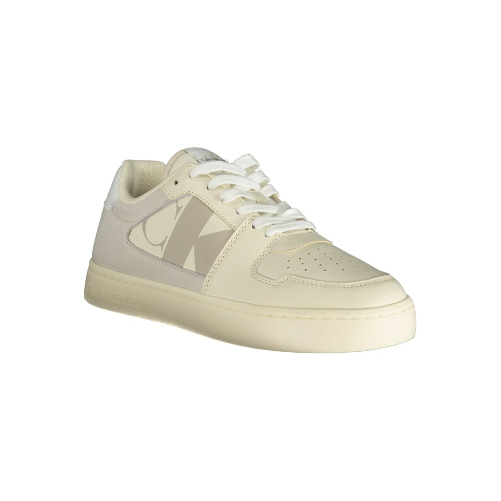 Weißer Polyethylen-Herren-Sneaker