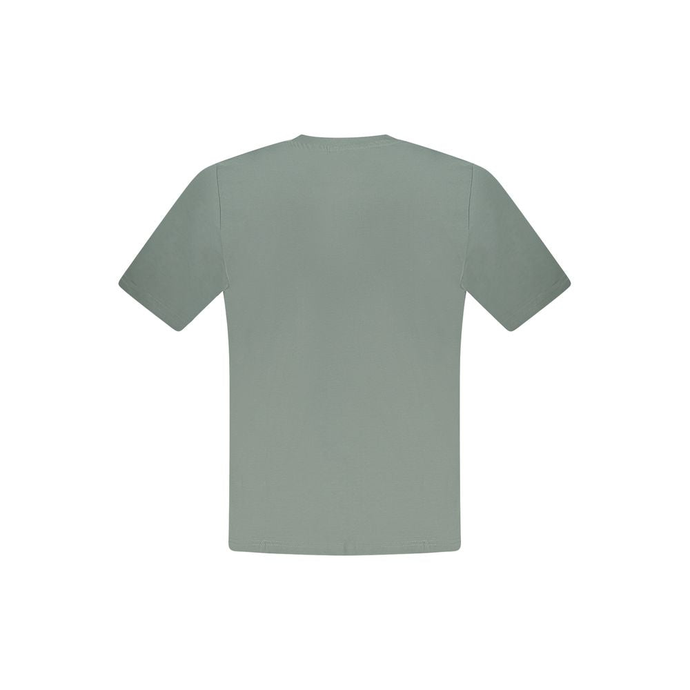 Grünes Herren-T-Shirt aus Baumwolle