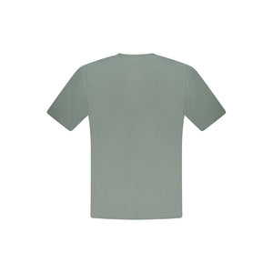 Grünes Herren-T-Shirt aus Baumwolle