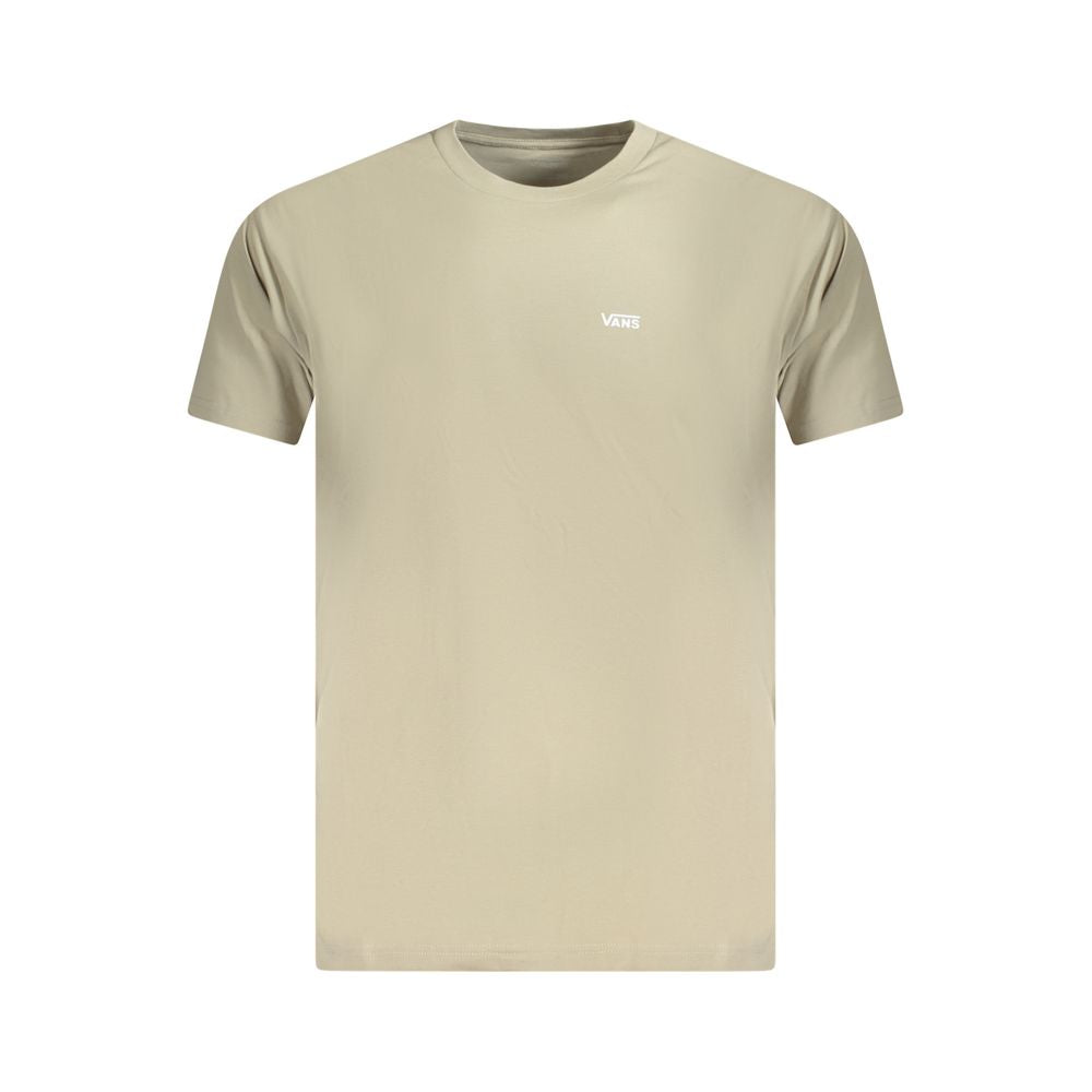 Beiges Herren-T-Shirt aus Baumwolle