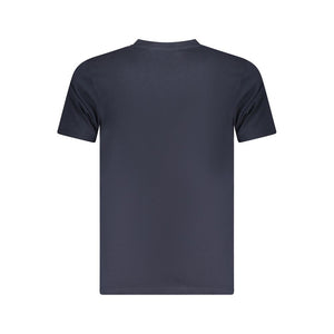 Blaues Herren-T-Shirt aus Baumwolle