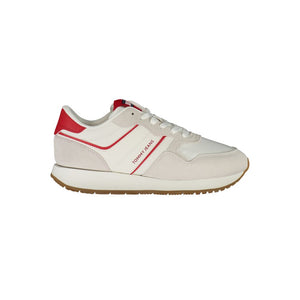 Rote Leder Damen Sneaker