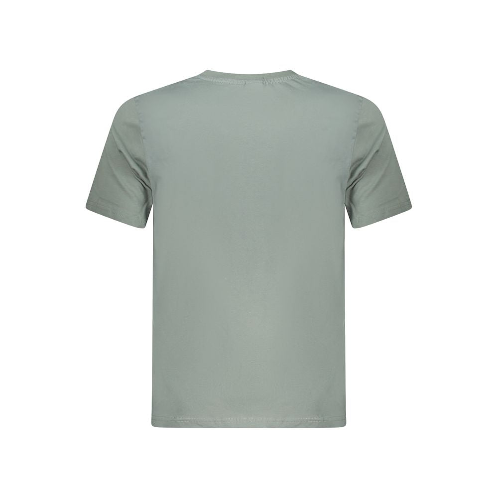Grünes Herren-T-Shirt aus Baumwolle