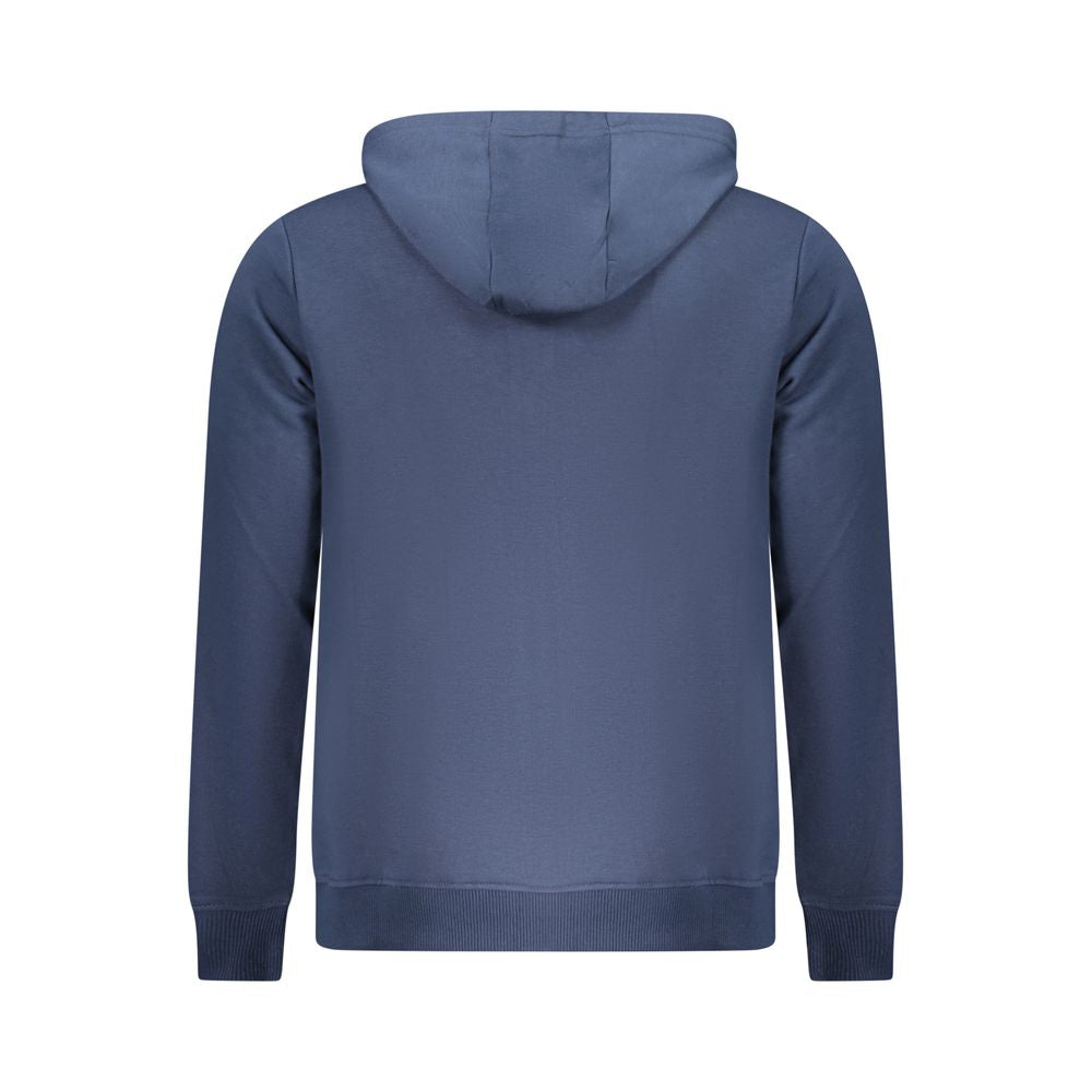 Blauer Baumwollpullover