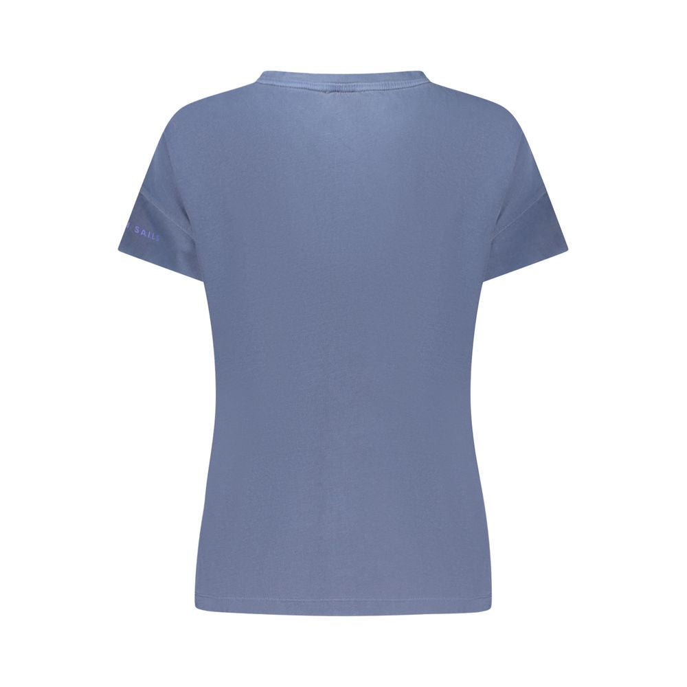 Blaue Baumwolloberteile und T-Shirts
