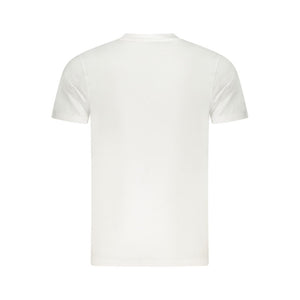 White Cotton Men T-Shirt