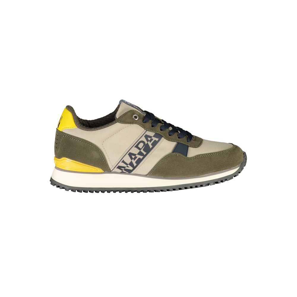 Elegante beige sportliche Schnür-Sneaker