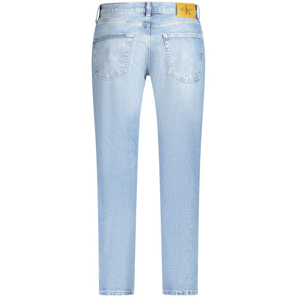 Hellblaue Herrenjeans aus Baumwolle