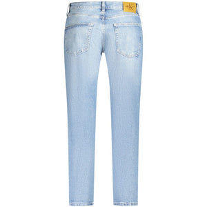 Hellblaue Herrenjeans aus Baumwolle