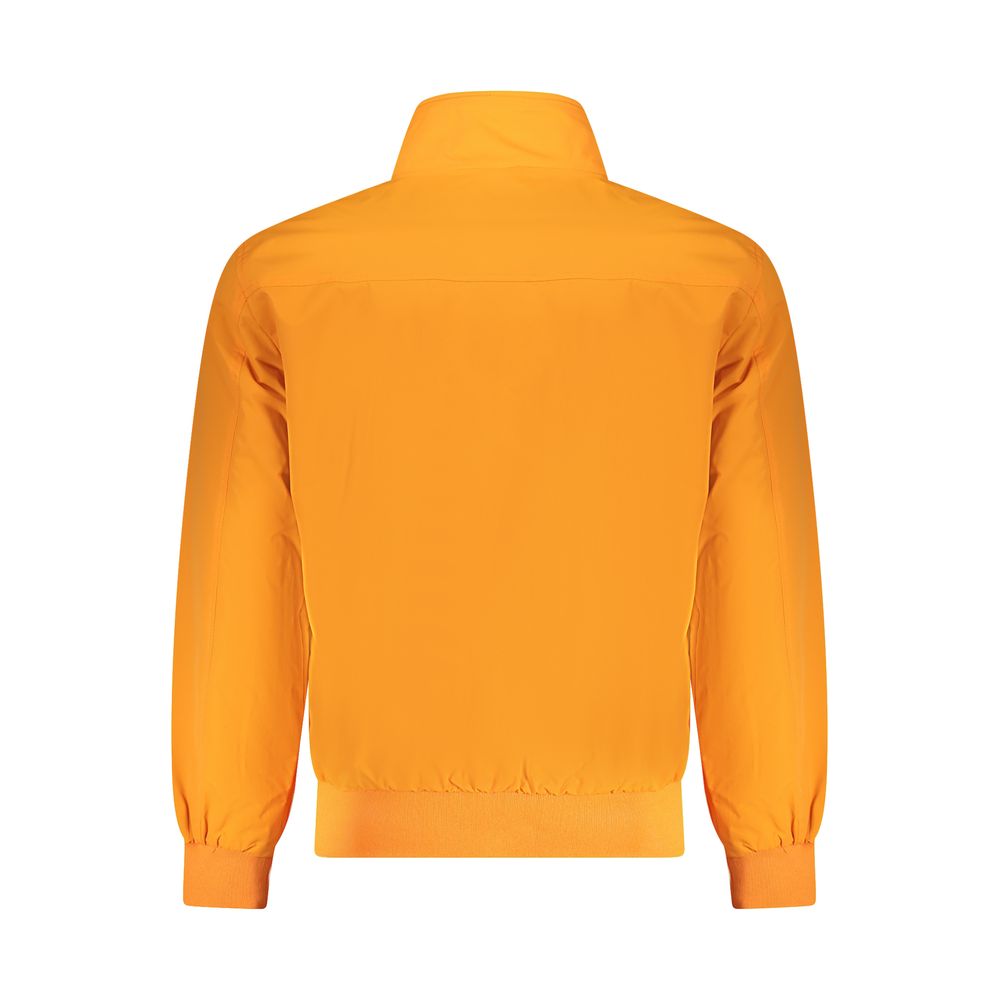 Orangefarbene Polyamidjacke