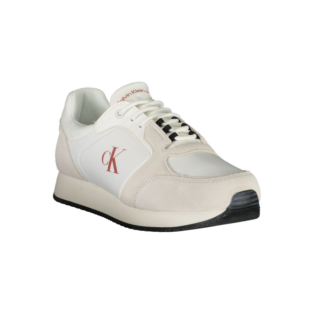 Weiße Leder Herren Sneaker