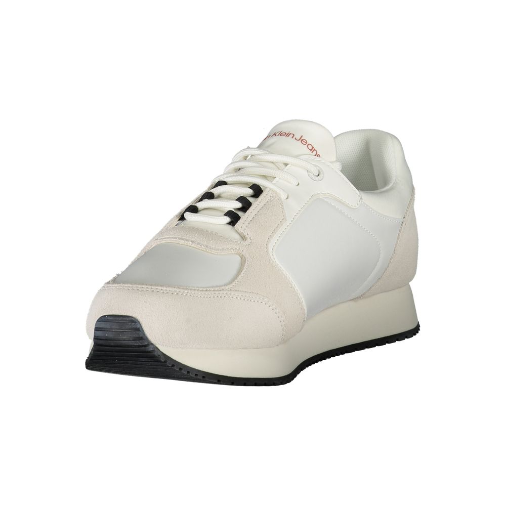 Weiße Leder Herren Sneaker