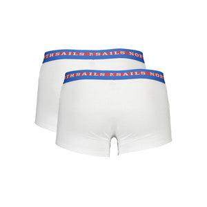 Weiße Herren-Boxershorts aus Baumwolle