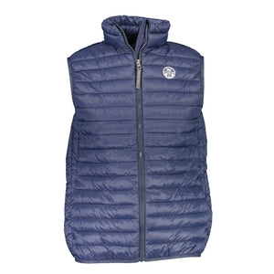 Blaue Polyamid-Herrenjacke