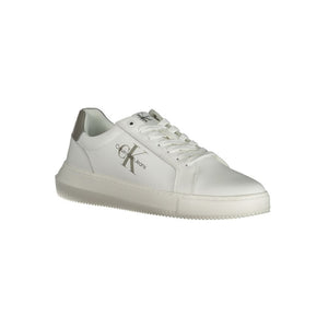 Weiße Leder Herren Sneaker