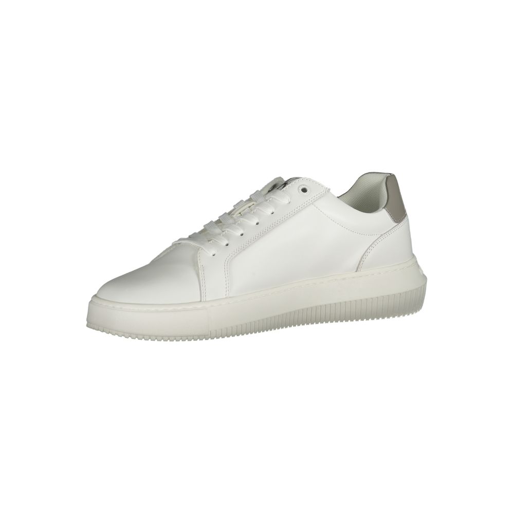 Weiße Leder Herren Sneaker