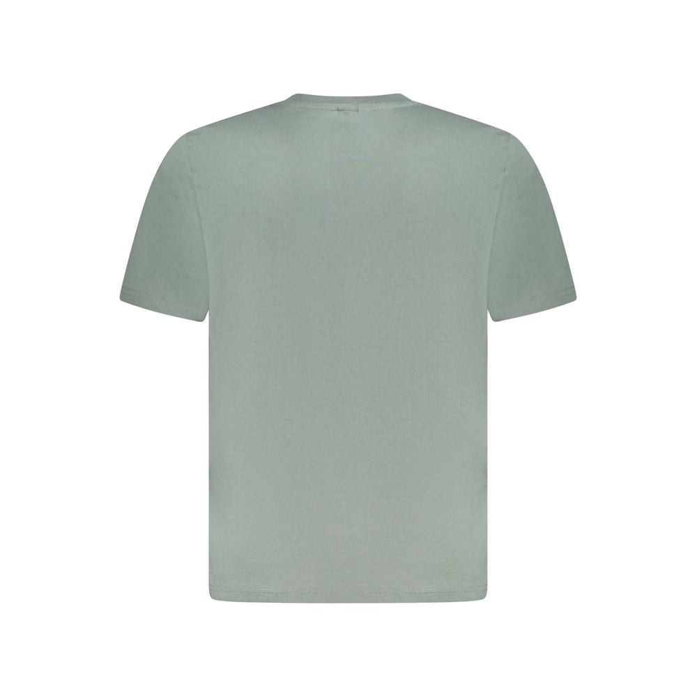 Grünes Herren-T-Shirt aus Baumwolle
