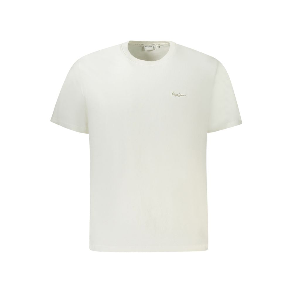 Weißes Herren-T-Shirt aus Baumwolle