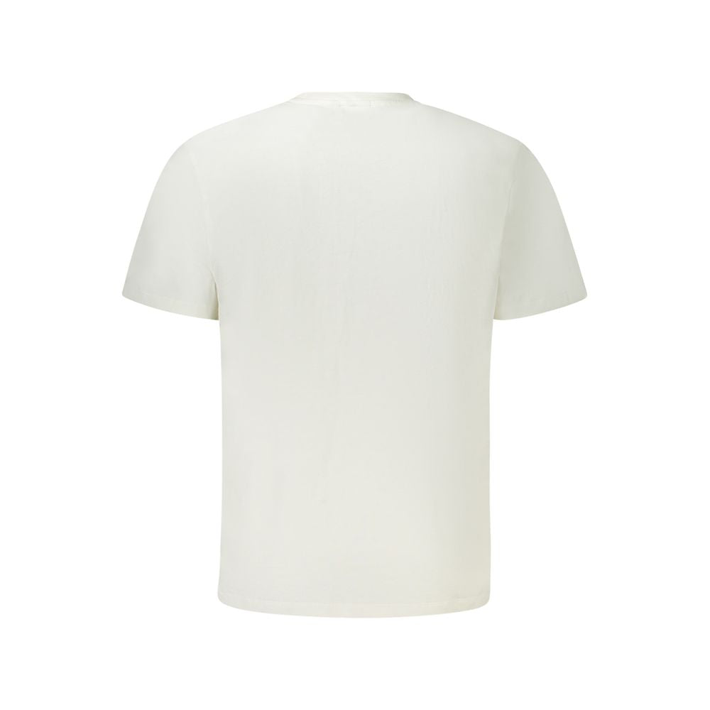 Weißes Herren-T-Shirt aus Baumwolle