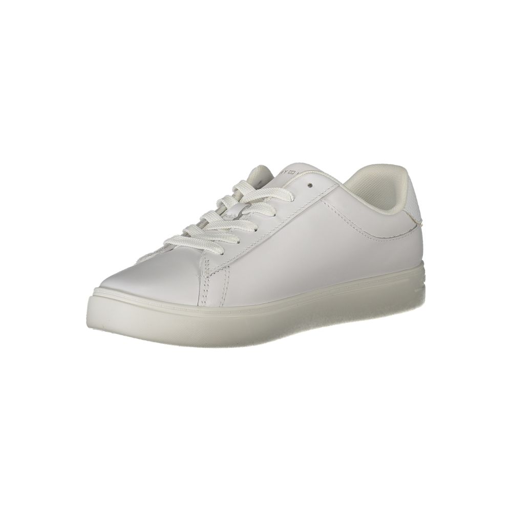 Weiße Polyethylen Damen Sneaker