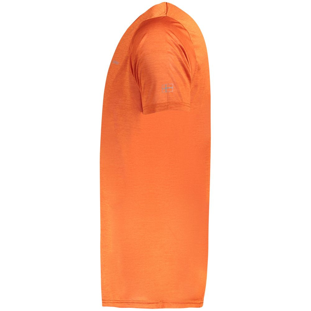 Oranges Polyester-T-Shirt für Herren
