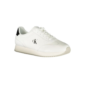 Weiße Leder Herren Sneaker