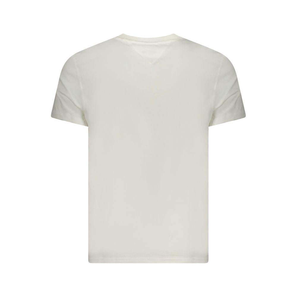 Weißes Herren-T-Shirt aus Baumwolle