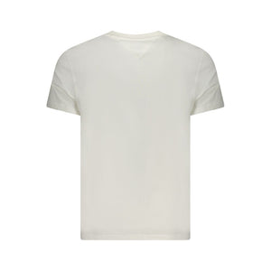 White Cotton Men T-Shirt