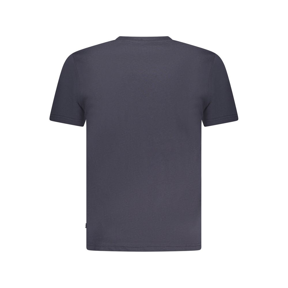 Blaues Herren-T-Shirt aus Baumwolle