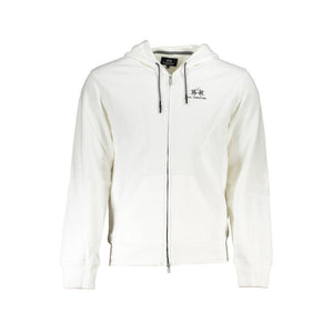 Elegantes weißes Kapuzensweatshirt für Herren